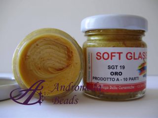 Resina Epossidica Bicomponente Soft Glass colore Oro 40gr