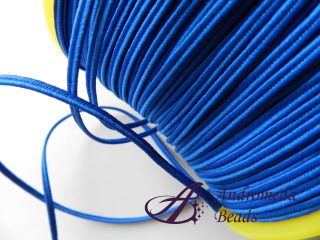 1 Metro Sfuso di Piattina Soutache 3mm colore Blu Elettrico