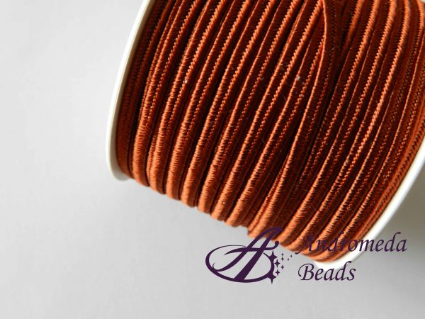 1 Metro Sfuso di Piattina Soutache 3mm colore Rame