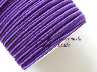 1 Metro Sfuso di Piattina Soutache 3mm colore Viola