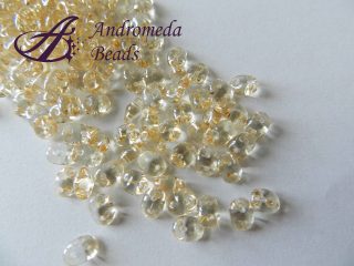SuperDuo 5x2.5mm colore 00030/14413 Crystal Beige Lustre 10g