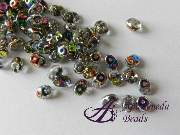 SuperDuo 5x2.5mm colore 00030/28101 Crystal Vitrail 10g