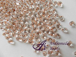 SuperDuo 5x2.5mm colore 00030/68105 Crystal Copper Lined 10g