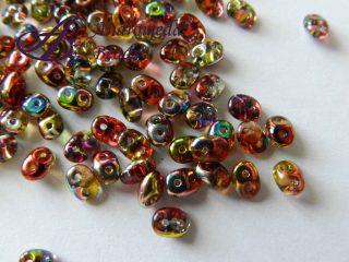 SuperDuo 5x2.5mm colore 00030/95600 Magic Red Yellow 10g