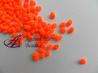 SuperDuo 5x2.5mm colore 03000/25122 Neon Orange Matte 10g