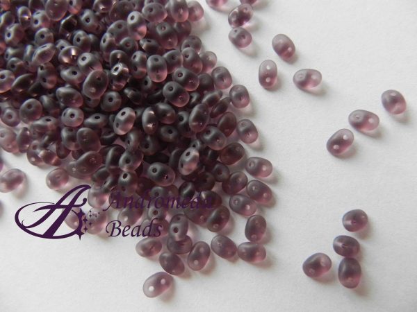 SuperDuo 5x2.5mm colore 20060/84110 Amethyst Matte 10g