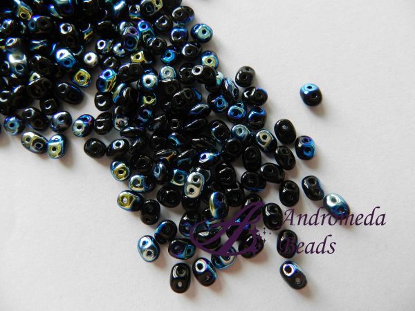 SuperDuo 5x2.5mm colore 23980/28701 Jet AB 10g