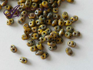 SuperDuo 5x2.5mm colore 83120/43400 Lemon Picasso 10g
