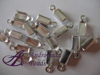 5 Terminali color Argento 3x13mm nickel free