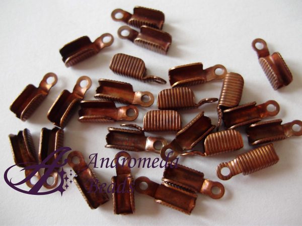 5 Terminali Rame Antico 2x11mm nickel free