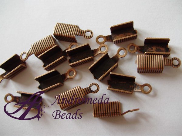 5 Terminali Rame Antico 3x13mm nickel free