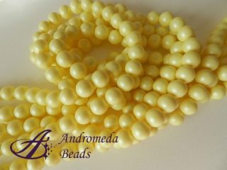 2 Cristalli Swarovski perla 10mm 5810 Crystal Pastel Yellow