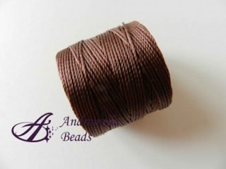 Bead Cord S-Lon Filo Micro Macramè 0,5mm colore Brown