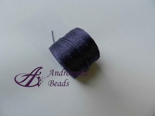 Bead Cord S-Lon Filo Micro Macramè 0,5mm colore Med Purple