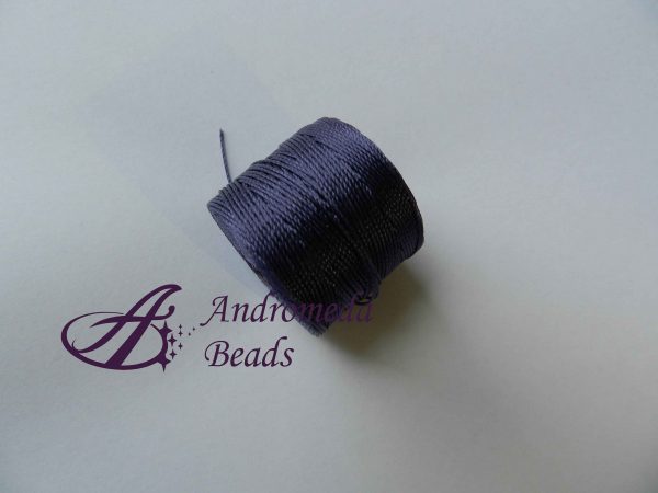 Bead Cord S-Lon Filo Micro Macramè 0,5mm colore Med Purple