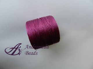 Bead Cord S-Lon Filo Micro Macramè 0,5mm colore Plum