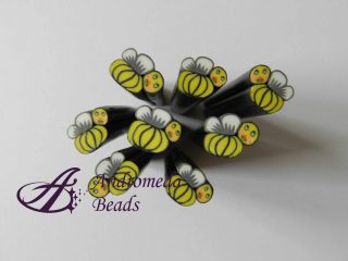 Canes: 1 Barretta in Pasta Polimerica (simil Fimo) Ape