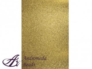 Foglio A4 di Cartoncino Glitterato colore Oro