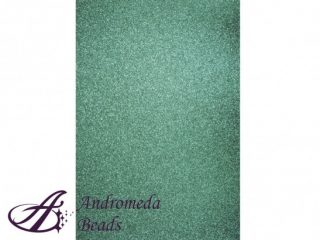 Foglio A4 di Cartoncino Glitterato colore Turchese