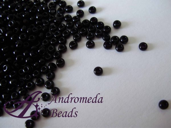 Perline di Conteria 9/0 Rocailles Nero 10gr
