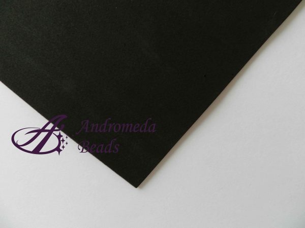 Foglio di Gomma Crepla 20x30cm 2mm colore Nero