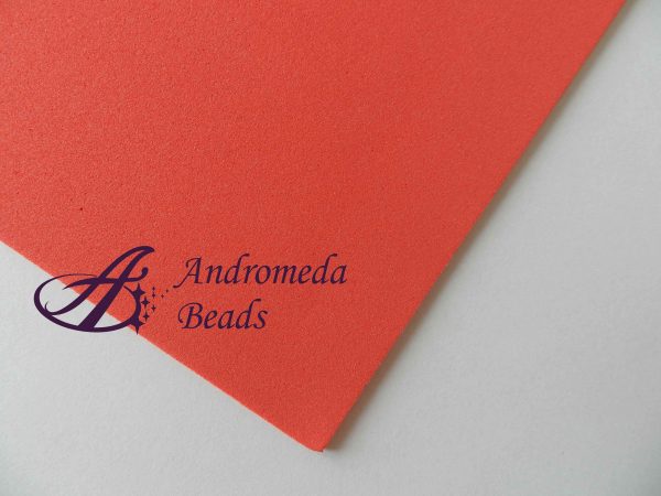 Foglio di Gomma Crepla 20x30cm 2mm colore Rosso