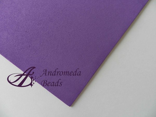 Foglio di Gomma Crepla 20x30cm 2mm colore Viola