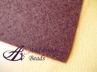 Foglio in Feltro 30x30cm 2mm colore Brown