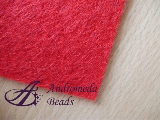 Foglio in Feltro 30x30cm 2mm colore Cherry
