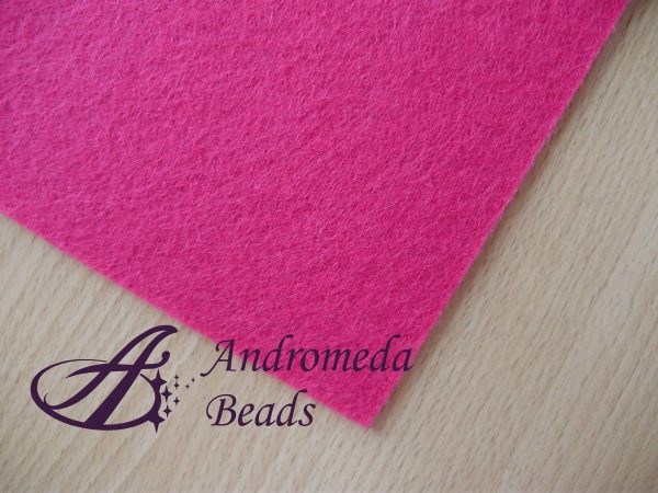 Foglio in Feltro 30x30cm 2mm colore Fuchsia
