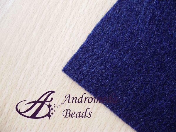 Foglio in Feltro 30x30cm 2mm colore Navy Blue
