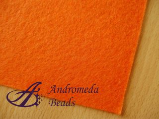 Foglio in Feltro 30x30cm 2mm colore Orange