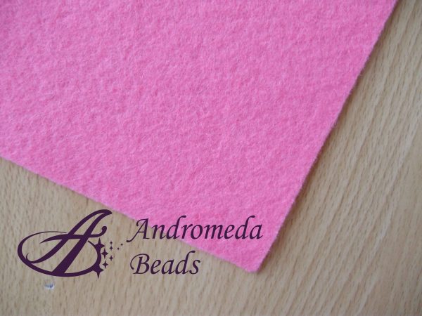 Foglio in Feltro 30x30cm 2mm colore Princess Pink