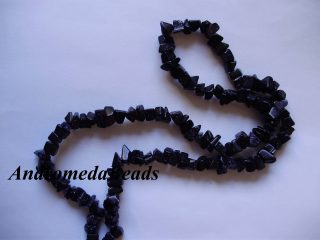 Filo di Chips di Pietra di Sole Blu 85cm circa