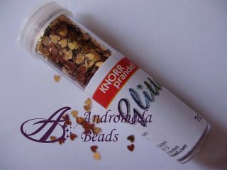 Cuori Glitter Knorr Prandell colore Oro Pallido 7g
