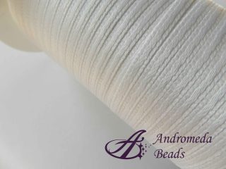 Nastro Doppio Raso 3mm colore Bianco Rotolo 200m