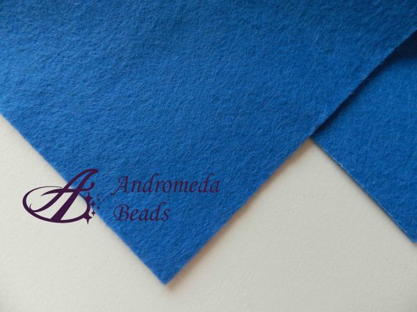 Foglio in Pannolenci 20x30cm 0.8-1mm colore 09 Blu Medio