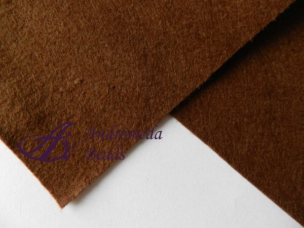 Foglio in Pannolenci 20x30cm 0.8-1mm colore 04 Marrone Medio