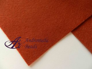 Foglio in Pannolenci 20x30cm 0.8-1mm colore 28 Marrone Rossiccio
