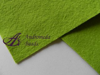 Foglio in Pannolenci 20x30cm 0.8-1mm colore 11 Verde Chiaro