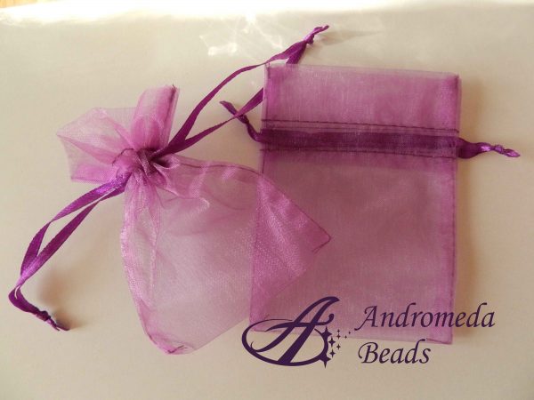 Sacchettino in Organza Viola 8x11cm