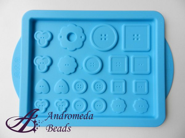 1 Stampo Pebeo per Resina/Fimo/Gesso in Silicone Bottoni