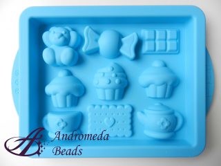 1 Stampo Pebeo per Resina/Fimo/Gesso in Silicone Gourmand