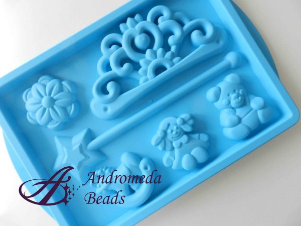 1 Stampo Pebeo per Resina/Fimo/Gesso in Silicone Principessa
